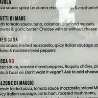 menu  at Di Maggio's - Royal Exchange  in Glasgow