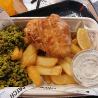 Tofish and chips at By Chloe - Oxford Circus in London