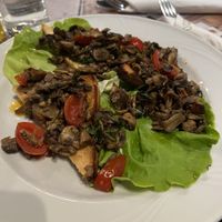 Mushroom bruschetta   at Lupo D'Argento in Zabljak