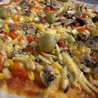 Vegan pizza   at Lupo D'Argento in Zabljak