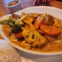 Vegan curry at Saigon Kitchen in Nanaimo