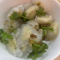 Vietnamese rice dumpling  at Banh My Chay -  Le Dinh Ly in Da Nang