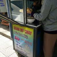 Stall at Banh My Chay -  Le Dinh Ly in Da Nang