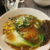 Ramen vegano con tofu estofado at Hocha in Santiago