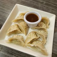 Gyosas de vegetales al vapor at Hocha in Santiago