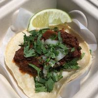 Jackfruit barbacoa taco at Tropisueño Mexican Kitchen in San Francisco