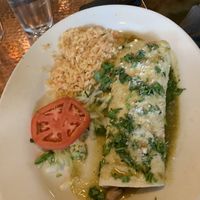 Verde burrito at El Sarape in Olympia