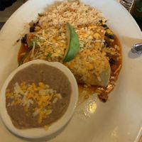 Avocado enchiladas at El Sarape in Olympia