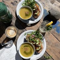 Soup and sandwich  at De Groene Afslag in Bussum