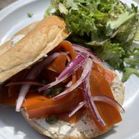 Lax from carrot; amazing!  at De Groene Afslag in Bussum