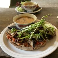 Lunch met Moehamara  at De Groene Afslag in Bussum