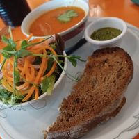 Combo bread and soup at De Groene Afslag in Bussum