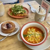   at Cafe Del Barrio in Santiago