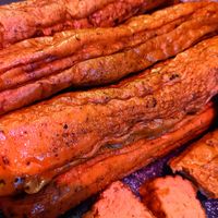 Vegan Mexican sausage at Vincent's Marketplace in Fitzroy