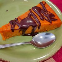 Tarta zanahoria at Teff Vegetariano in Elche
