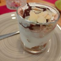 Tiramisú at Teff Vegetariano in Elche