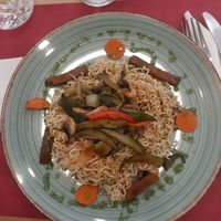 Noodles at Teff Vegetariano in Elche