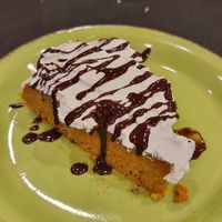 Carrot cake at Teff Vegetariano in Elche