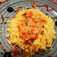 Basmati rice at Teff Vegetariano in Elche