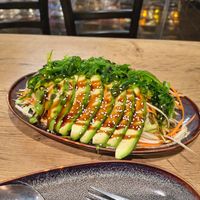 Seaweed salad with avocado and letuce at Kagi Bar in Bremen