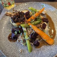 Baked hen in the woods at Penny Blue  in Carlisle