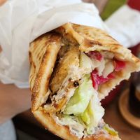 Vegan schwarma with 'chicken' at Ziggy's Eatery in Balaclava