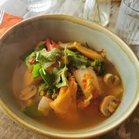 Tom Yum Soup at 9 Elephants Thai Drink & Dine in Chester