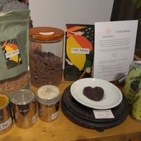 Spices and heart at Pure Kakaw in Amsterdam