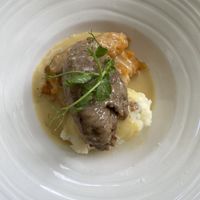 small cold portion of vegan haggis neeps n tatties😒 at Scott's Kitchen in Edinburgh