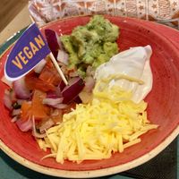 Vegan toppings for Fajitas  at Chiquito in Aberdeen