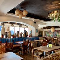 Indoor seating  at Chiquito in Aberdeen