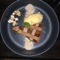 pumpkin & pineapple pie at The 501 Hub in Belize City