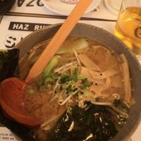 Vegan ramen at Asian Ways in Barcelona