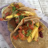 Vegan taco at Surf House in Barcelona