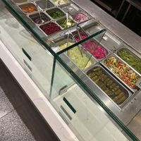 toppings at Hummus Republic in Burbank