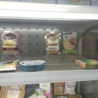 Vegan cheezes at Delicious Food in Amsterdam