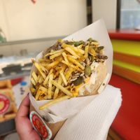 Waffle vegan seeds at La Ruta Del Waffle in Santiago