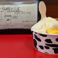 triple citrus and mango Italian ice at Elevated Ice Cream Co in Port Townsend