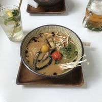  “veggie miso” at Miska Ramen Bar in Prague