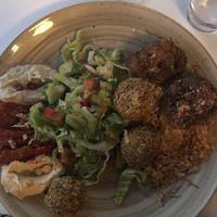 Vegan selection at Underbar in Visby