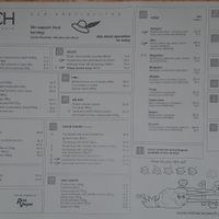Menu at OCH in Ochotnica Dolna