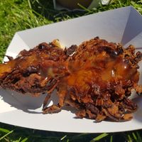 Onion bhajis at Mivesi in Newcastle Upon Tyne