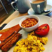 Delicious breakfast at Secret Garden Cafe in Clitheroe