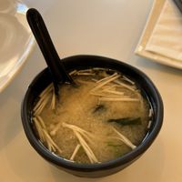 Delicious miso soup! 🍜   at Ohana Sushi Vegan in Montreal