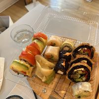 They gave us a takeaway container because we couldn’t finish it. So good.   at Ohana Sushi Vegan in Montreal