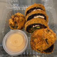 Tempura Black Dragon Maki at Ohana Sushi Vegan in Montreal