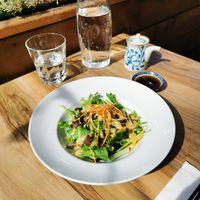 Green salad at Ohana Sushi Vegan in Montreal