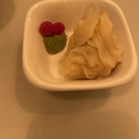 Wasabi and ginger  at Ohana Sushi Vegan in Montreal