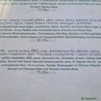 Vegan BBQ Burito menu at Oliva in Makarska