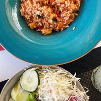 Vegan risotto   at Oliva in Makarska